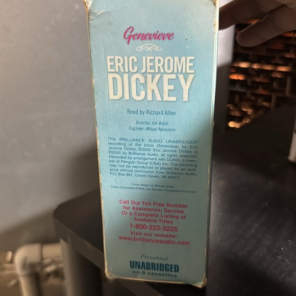 Eric Jerome Dickey GENEVIEVE Set 6 Audio Cassettes - Picture 2 of 4